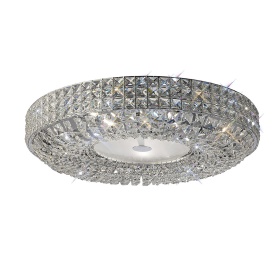 Enya Crystal Ceiling Lights Diyas Flush Crystal Fittings Enya Crystal Ceiling Lights Diyas Flush Crystal Fittings